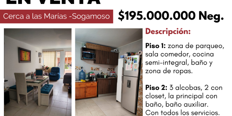 Casa cerca a las Marias